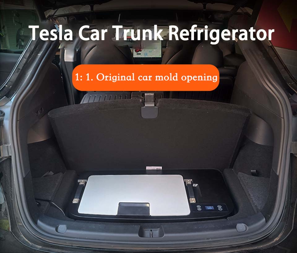 Revolutionizing Road Trips: For Tesla Car Refrigerator Trunk Fully Hid ...